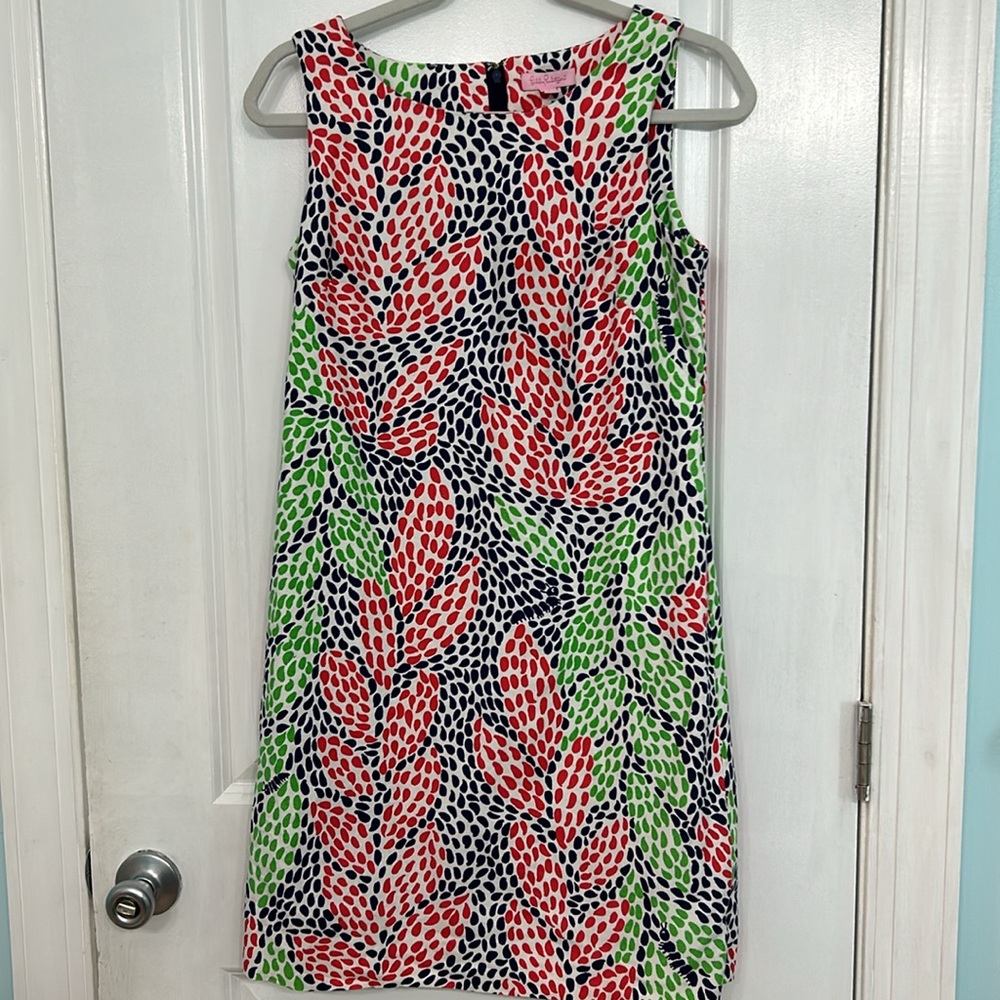 Lilly Pulitzer Caterpillar Shift Dress size 4